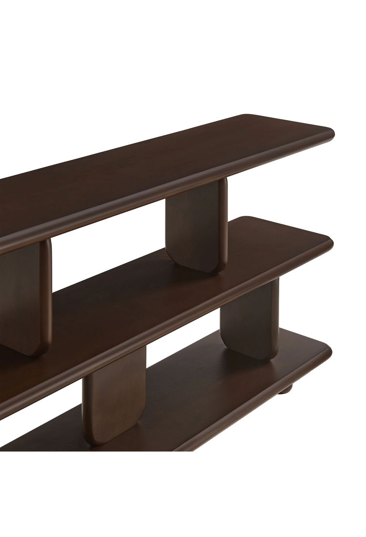 Bibliothèque Perch, noyer