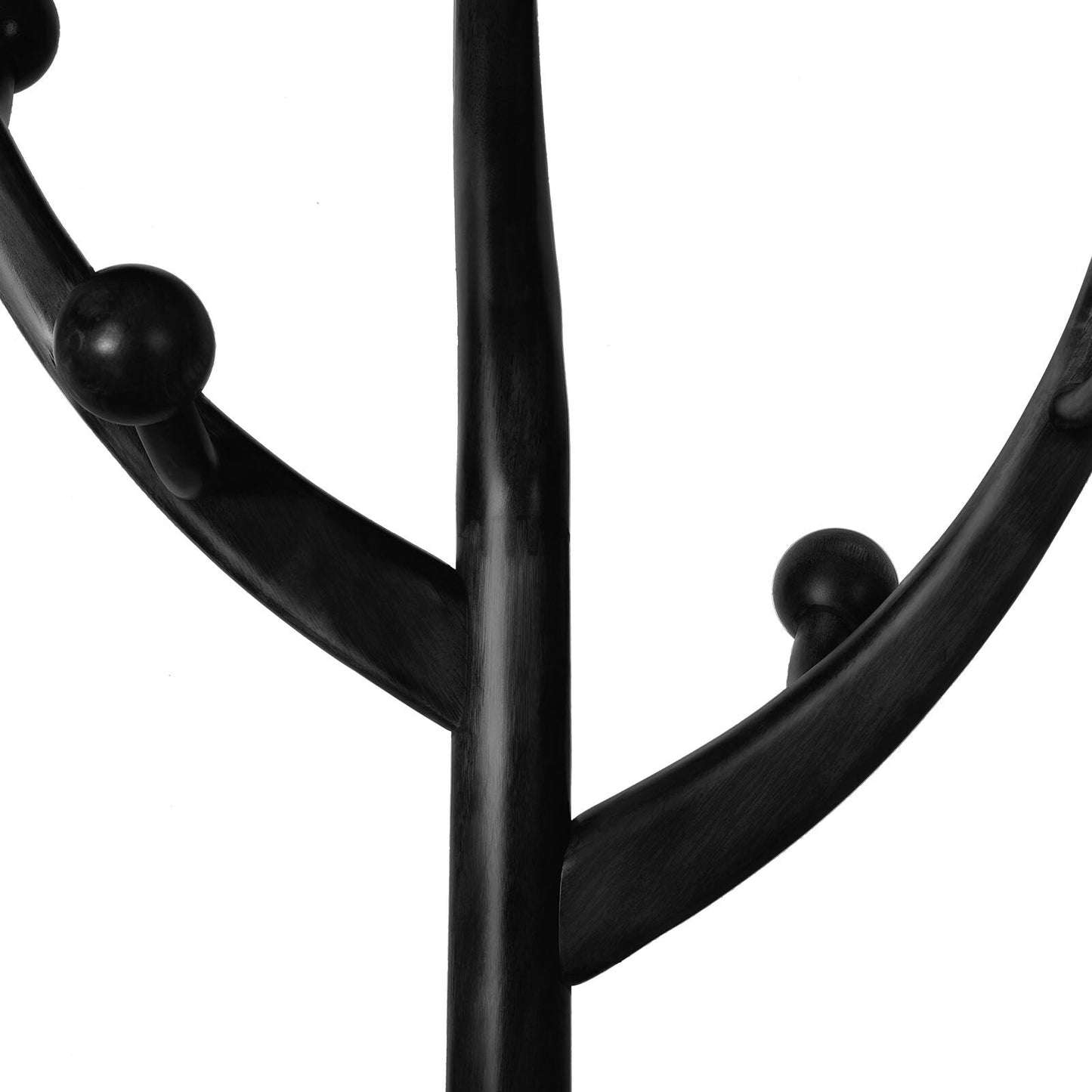 Porte-manteau sur pied en bois de caoutchouc en forme de branche d'arbre avec 8 crochets - 62,2 cm (l) x 179,5 cm (h)