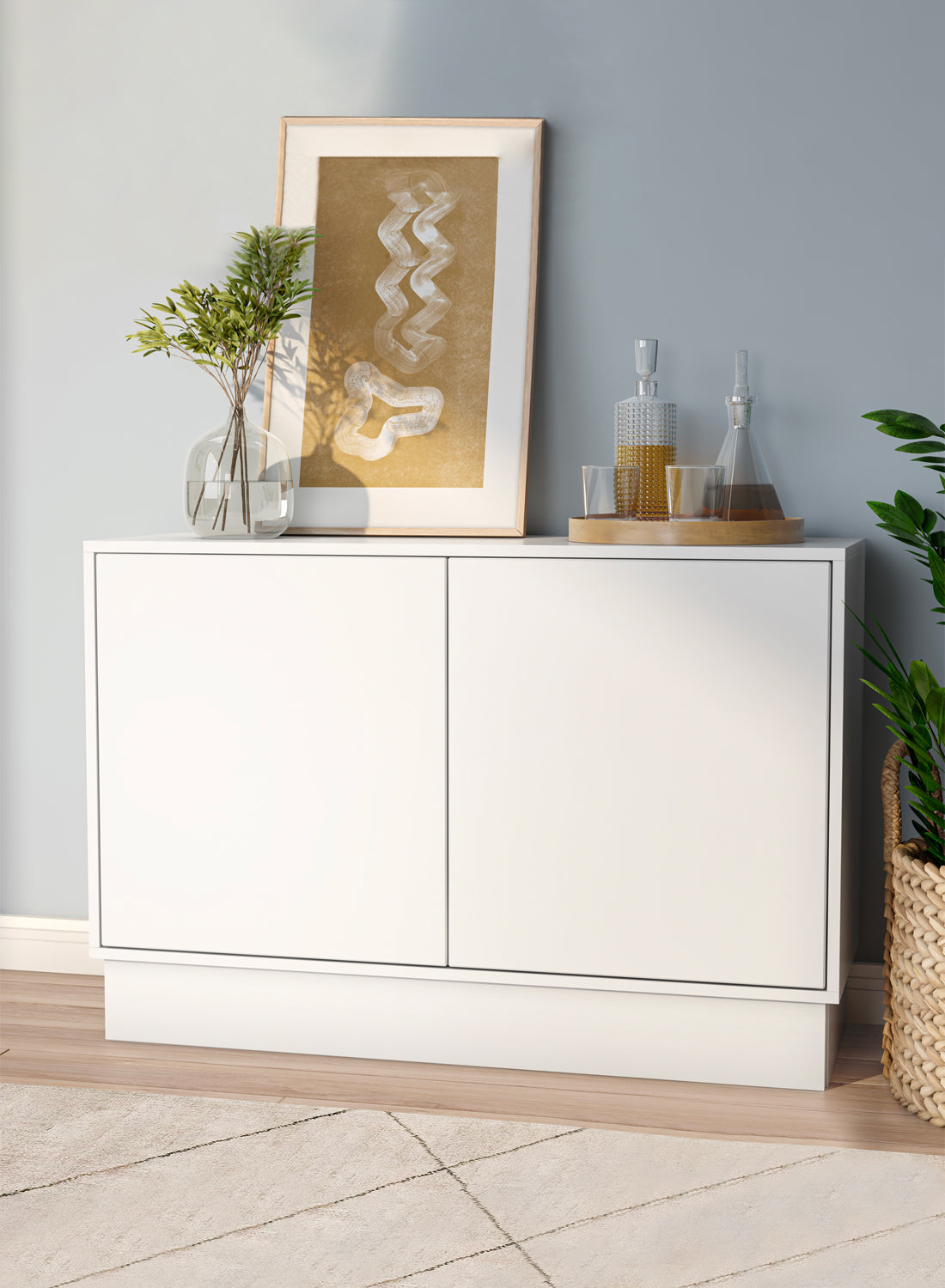 Armoire Osmara 35, blanche