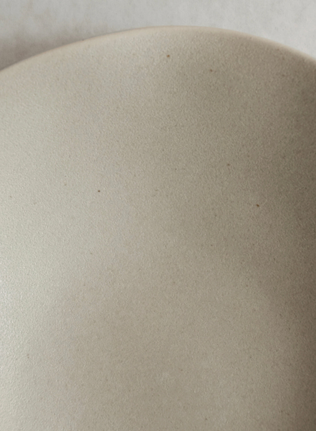 Bol bas NR Ceramics, beige terre