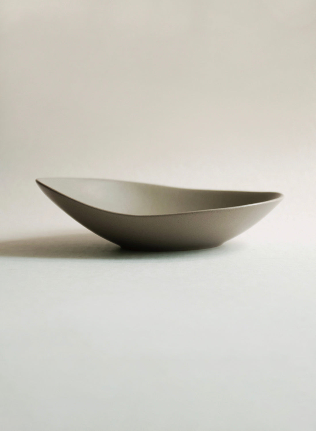 Bol ovale NR Ceramics, vert forêt