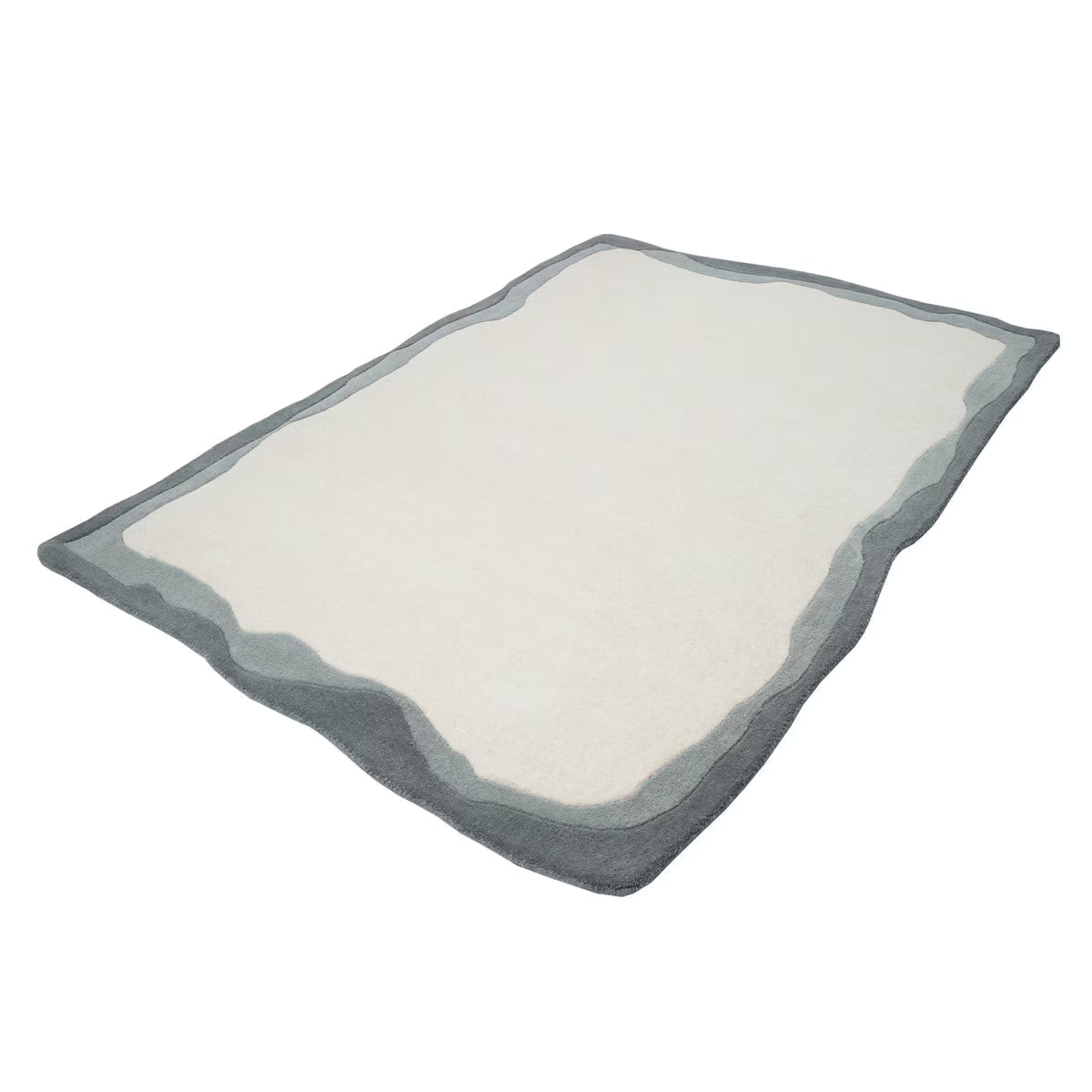 Tapis de sol rectangulaire Tamy Grey 5'x7'