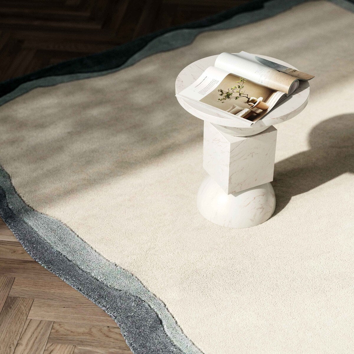 Tapis de sol rectangulaire Tamy Grey 8'x10'