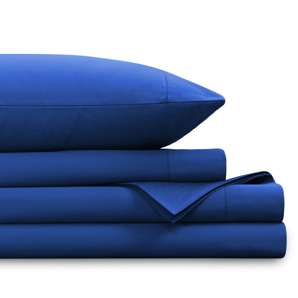 Jeu de draps en coton égyptien 1000 fils avec poches extra-profondes de Tribeca Living