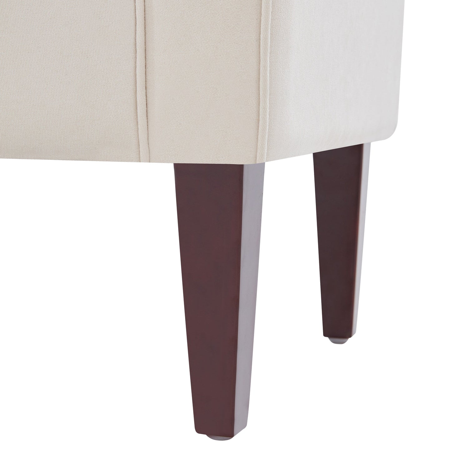 Banc de rangement capitonné, banc avec accoudoirs, banc d'entrée avec couvercle rabattable, 50,4 pouces.