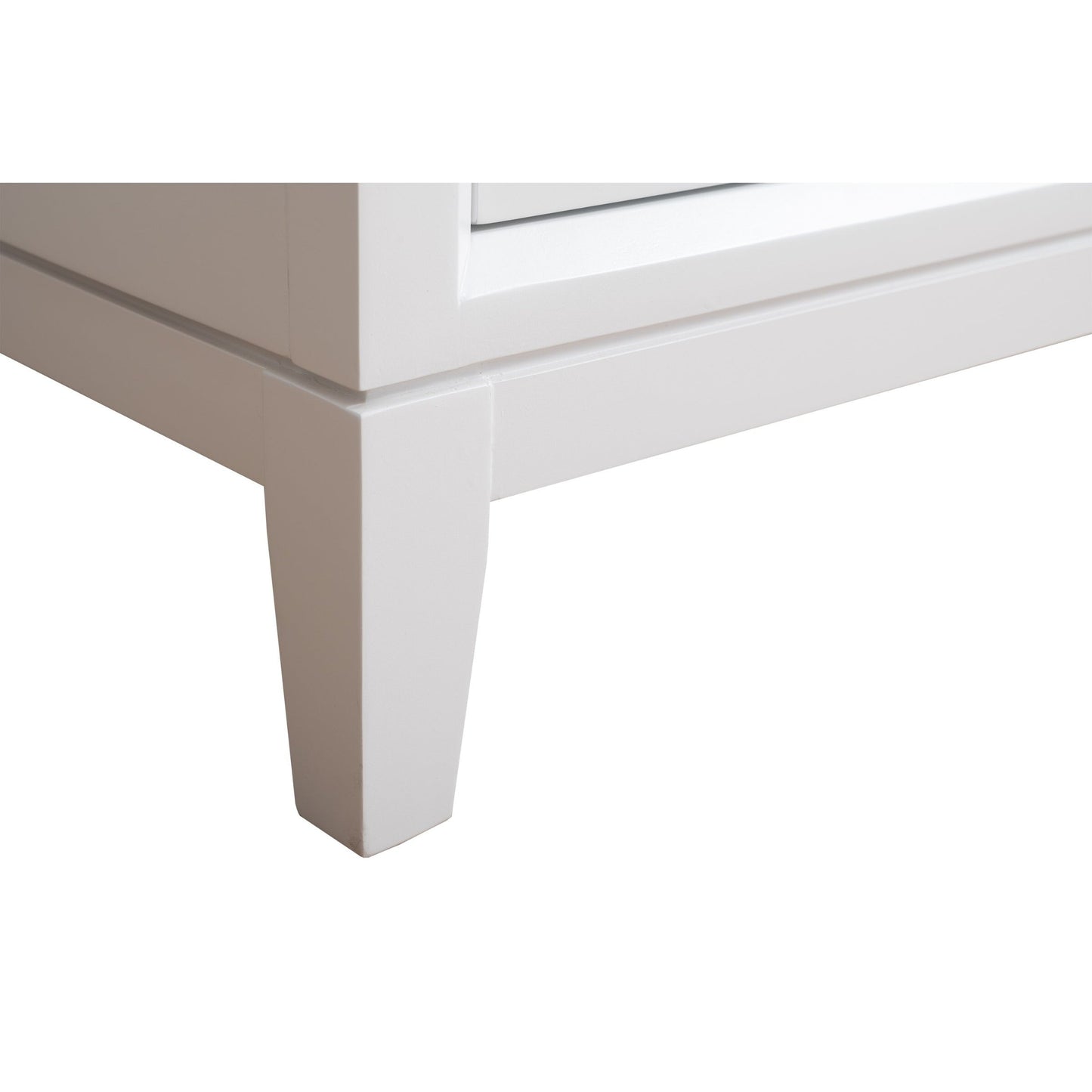 Meuble-lavabo Vanity Art avec lavabo en céramique et plan de travail en marbre composite.