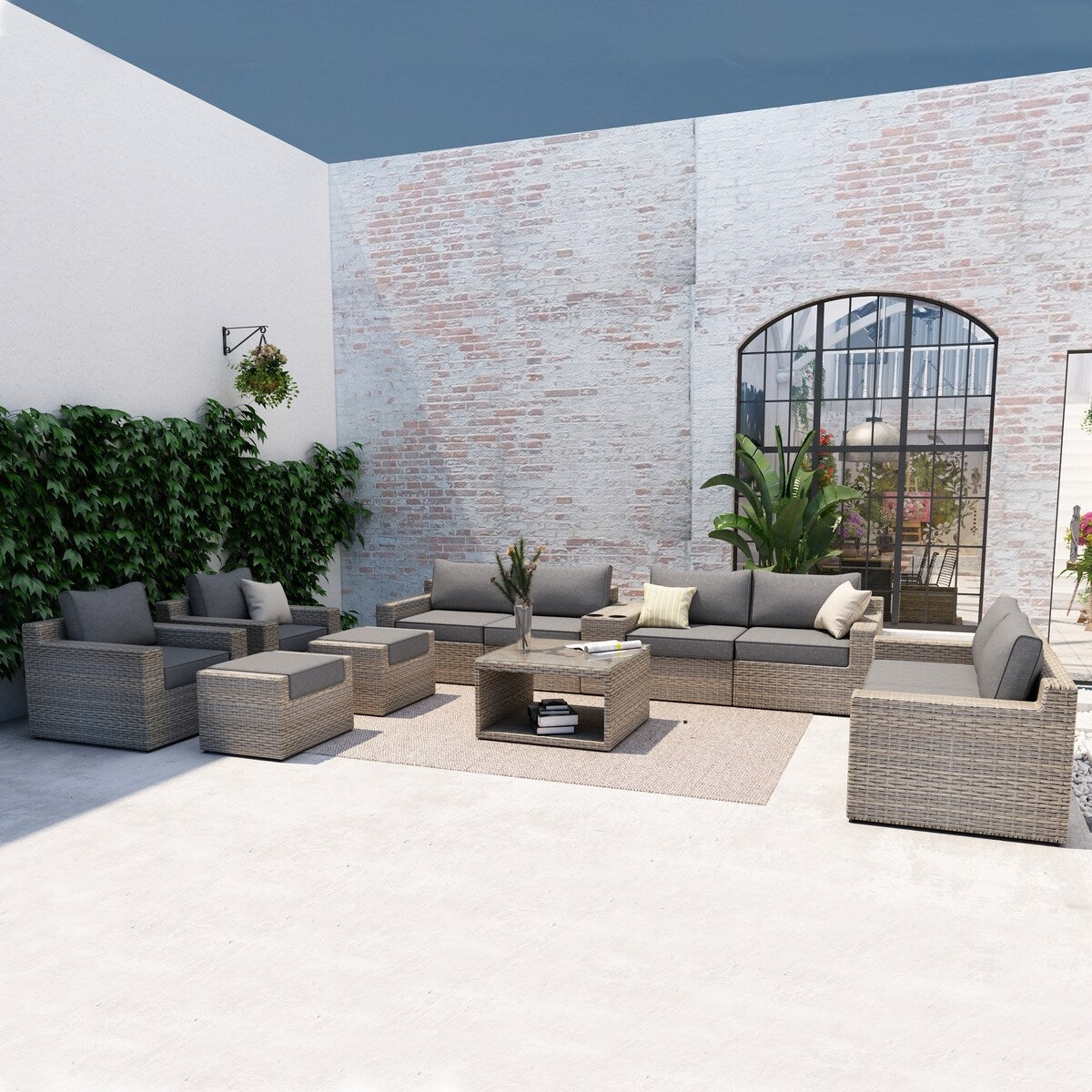 Ensemble de salon Ventura 12 pièces avec assises profondes