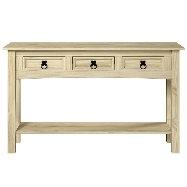 Console d'entrée en bois avec 3 tiroirs Corona | Furniture Dash - N/A