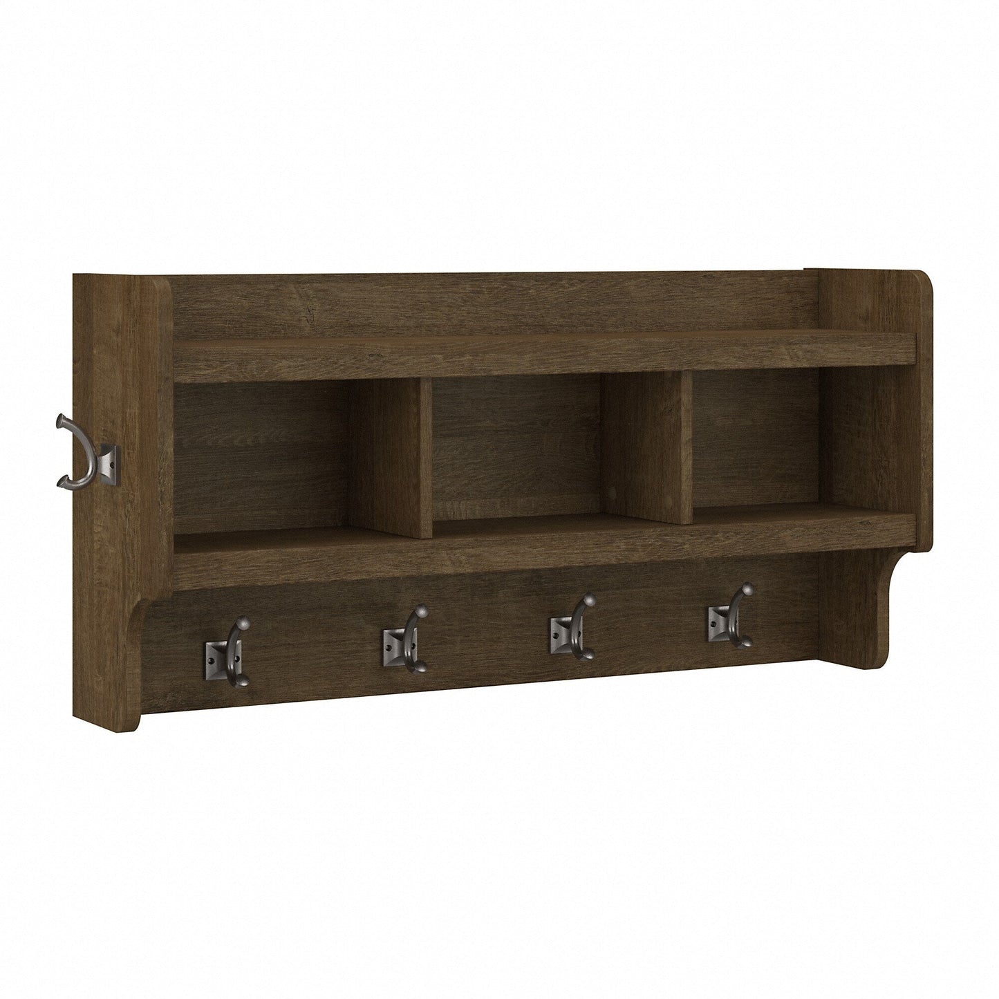 Porte-manteau mural Woodland 40W avec étagère de Bush Furniture