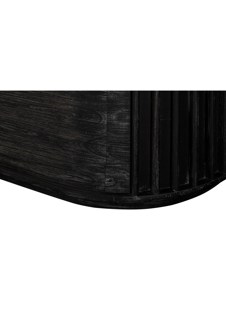 Commode Cadenza en acacia, noire
