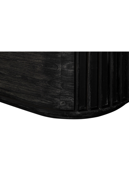 Commode Cadenza en acacia, noire