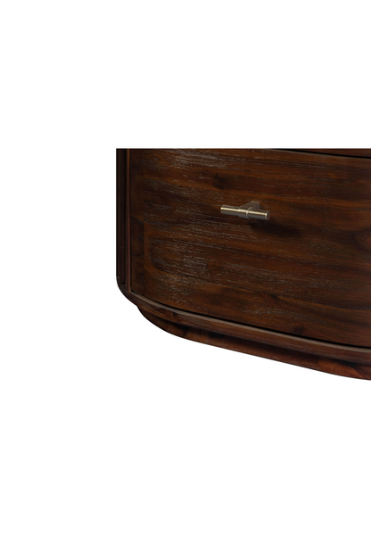 Table de chevet Cadenza en acacia, noyer