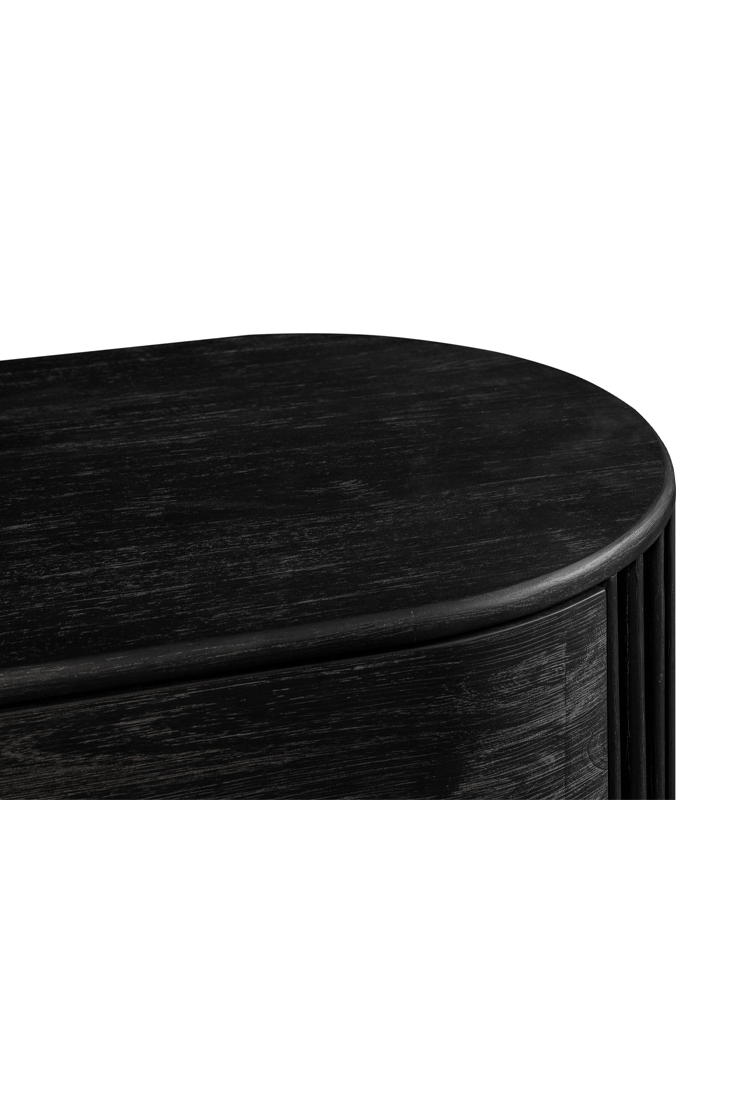 Commode Cadenza en acacia, noire