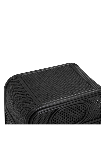 Table de chevet Vardis, noire