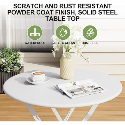 Ensembles de bistro de terrasse 3 pièces