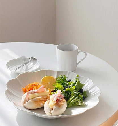 Assiette principale Mujagi Gloss Flower Shell