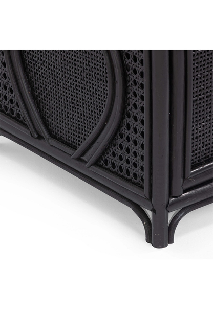 Table de chevet Vardis, noire