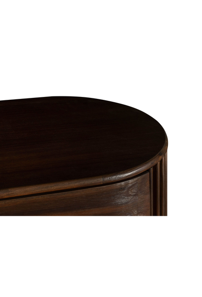 Commode Cadenza en acacia, noyer