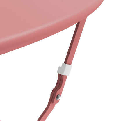 Ensemble de bistro pliable en métal 3 pièces, ensemble de conversation résistant aux intempéries pour l'intérieur et l'extérieur, pour patio, jardin, cour.