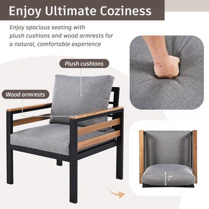 Ensemble de meubles de jardin 4 pièces