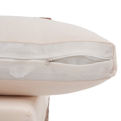 Ensemble de canapés modulaires d'extérieur pour 6 personnes avec coussins