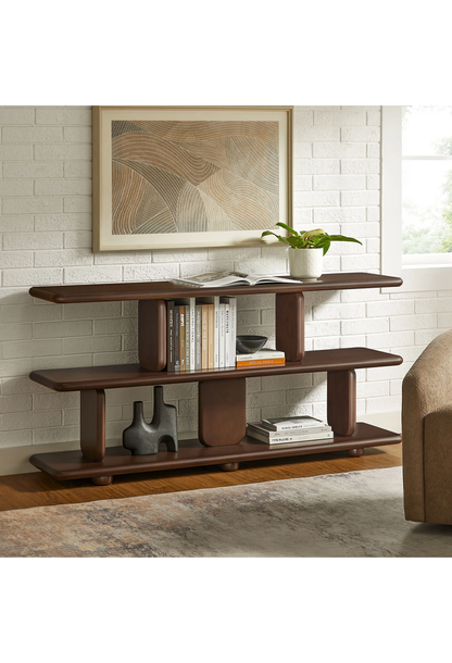 Bibliothèque Perch, noyer