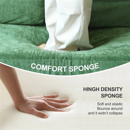 Canapé-lit convertible rembourré de 70,87 pouces, chaise convertible, canapé de sol confortable pour salon, chambre à coucher, tissu chenille