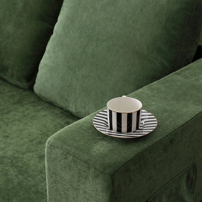 Canapé-lit convertible rembourré de 70,87 pouces, chaise convertible, canapé de sol confortable pour salon, chambre à coucher, tissu chenille