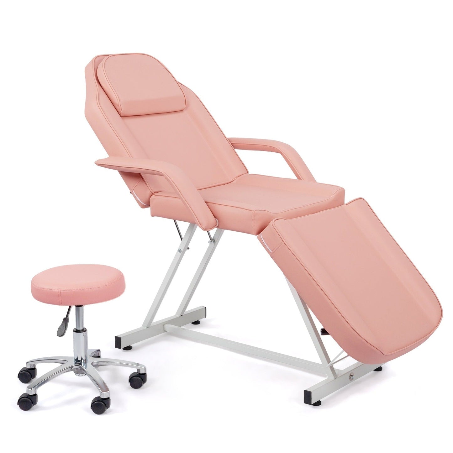 Table de massage, lit de beauté, chaise de tatouage réglable 73 avec tabouret