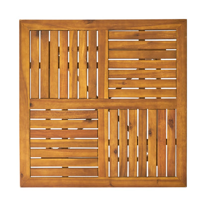 Ensemble de repas Captef pour extérieur, 5 pièces, en bois d'acacia, par Christopher Knight Home
