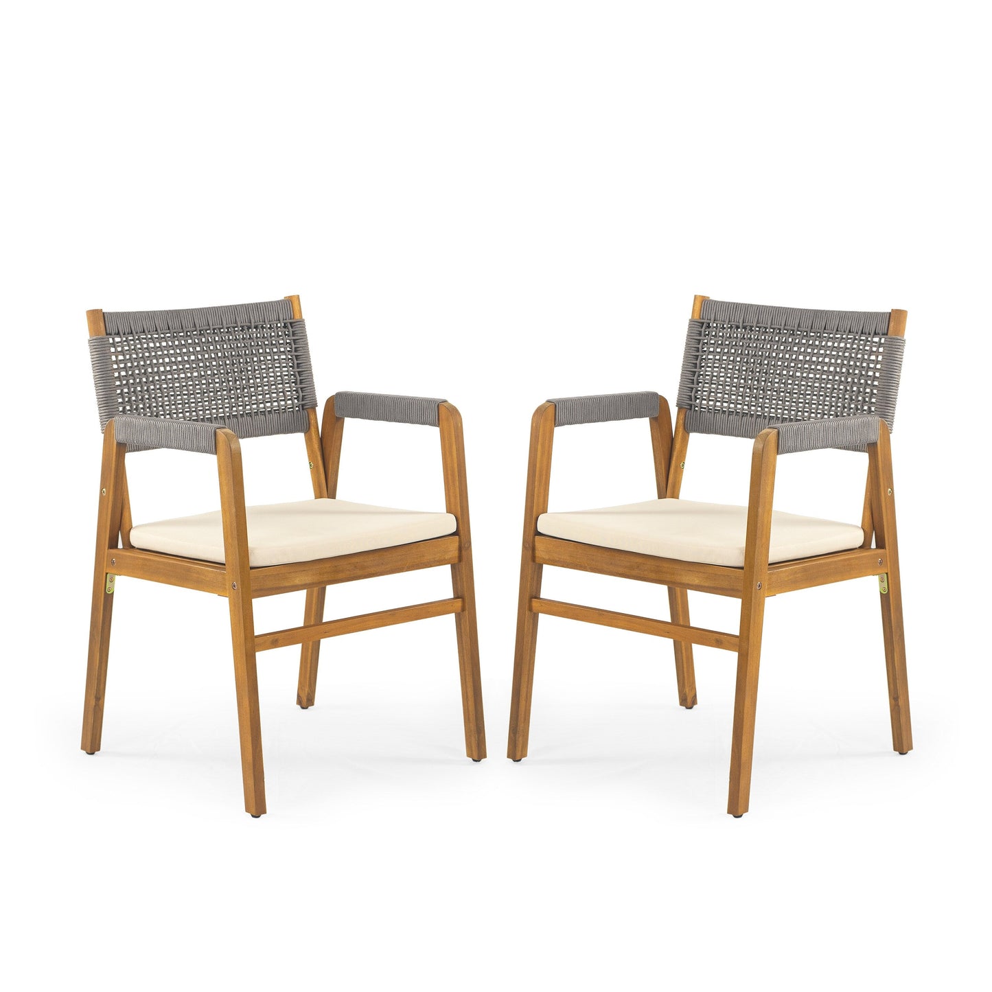 Ensemble de repas Captef pour extérieur, 5 pièces, en bois d'acacia, par Christopher Knight Home