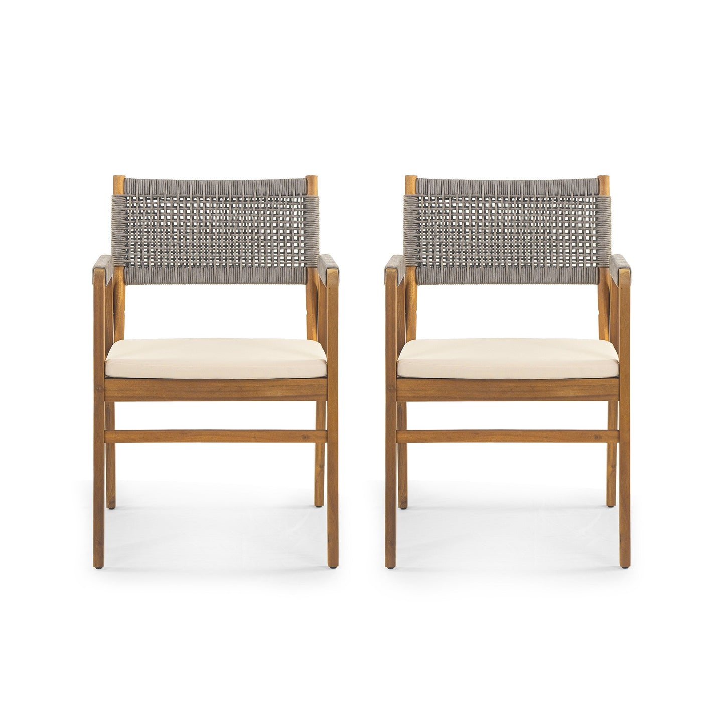 Ensemble de repas Captef pour extérieur, 5 pièces, en bois d'acacia, par Christopher Knight Home