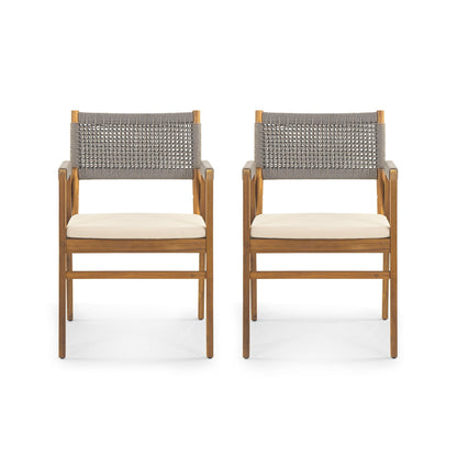 Ensemble de repas Captef pour extérieur, 5 pièces, en bois d'acacia, par Christopher Knight Home