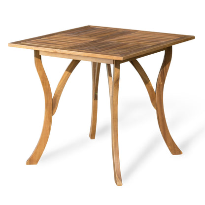 Ensemble de repas Captef pour extérieur, 5 pièces, en bois d'acacia, par Christopher Knight Home