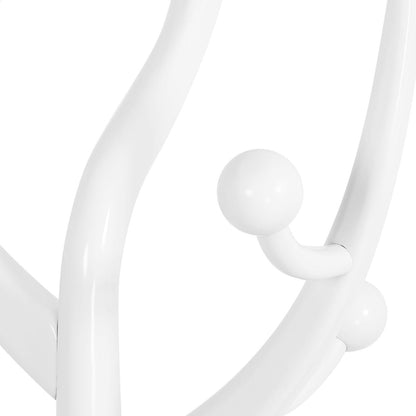 Porte-manteau sur pied en bois de caoutchouc en forme de branche d'arbre avec 8 crochets - 62,2 cm (l) x 179,5 cm (h)