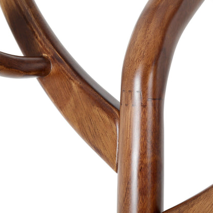 Porte-manteau sur pied en bois de caoutchouc en forme de branche d'arbre avec 8 crochets - 62,2 cm (l) x 179,5 cm (h)