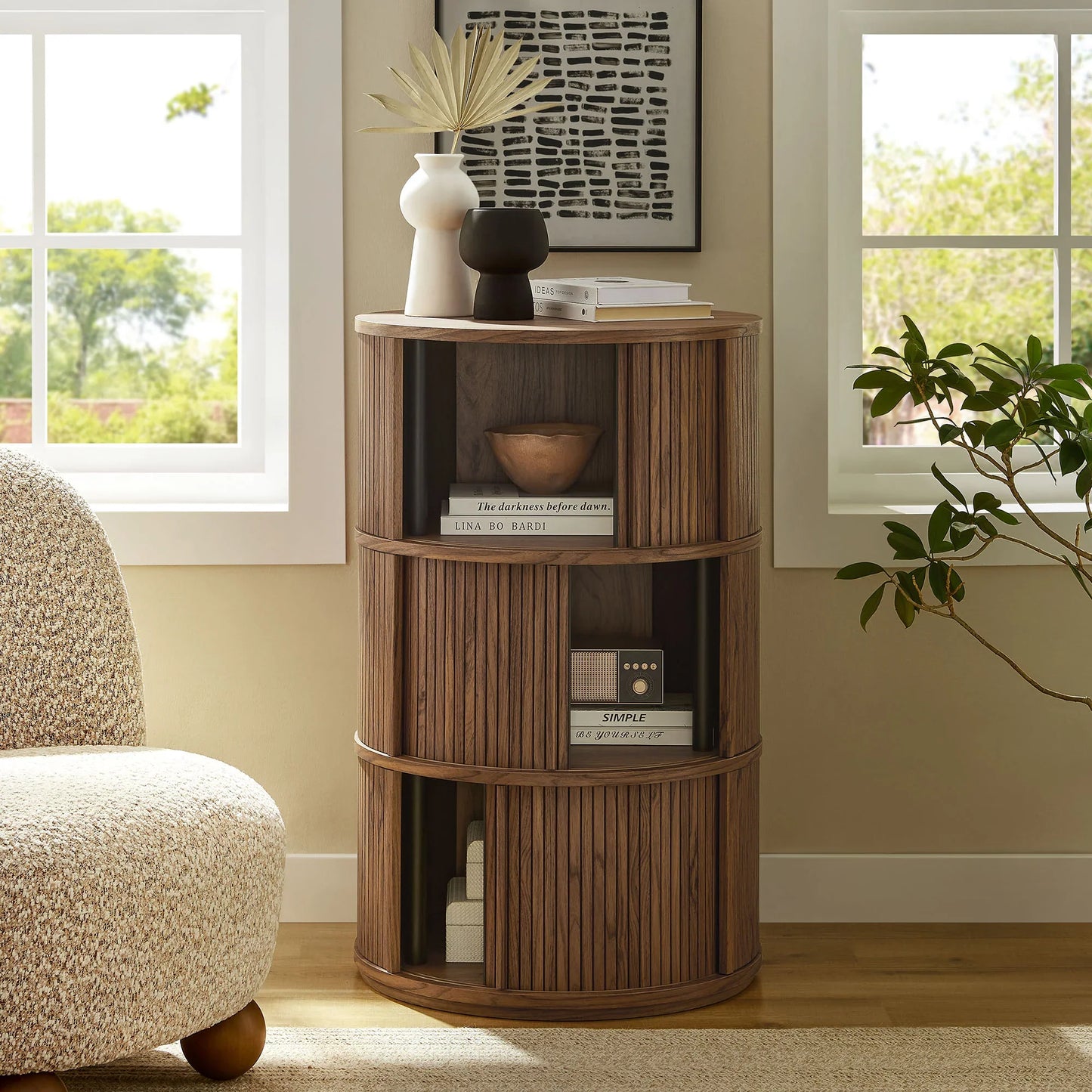 Table de rangement sur pied Clemente