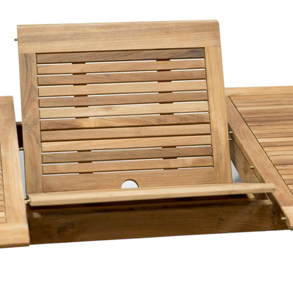 Ensemble de repas de patio d'extérieur Amazonia en teck FSC certifié, 11 pièces - 10 places - 11 pièces