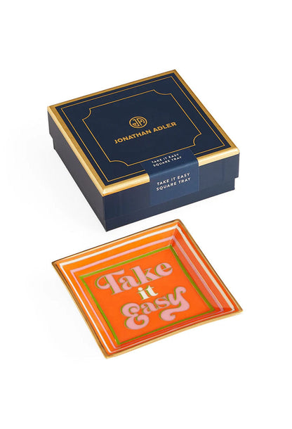 Jonathan Adler Take It Easy Plateau carré