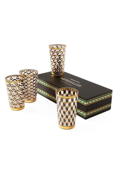 Verres à whisky Jonathan Adler Versailles, lot de 4