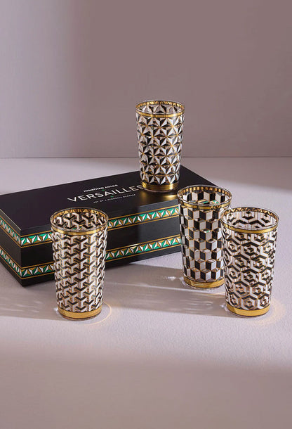 Verres à whisky Jonathan Adler Versailles, lot de 4