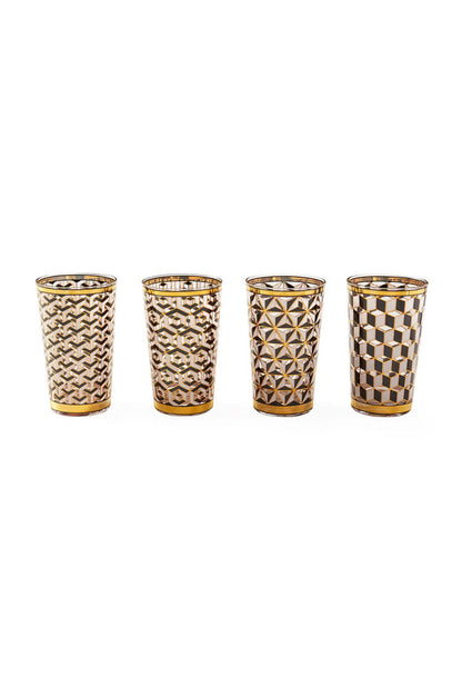 Verres à whisky Jonathan Adler Versailles, lot de 4