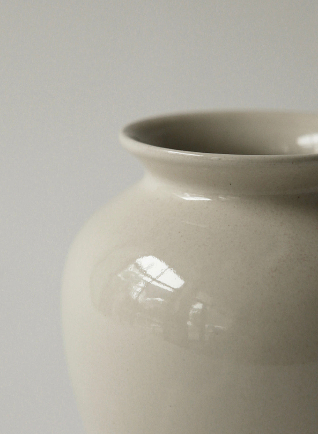 Vase en céramique NR, sable