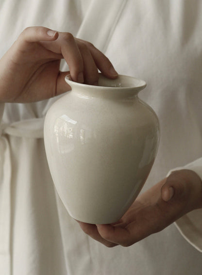 Vase en céramique NR, sable