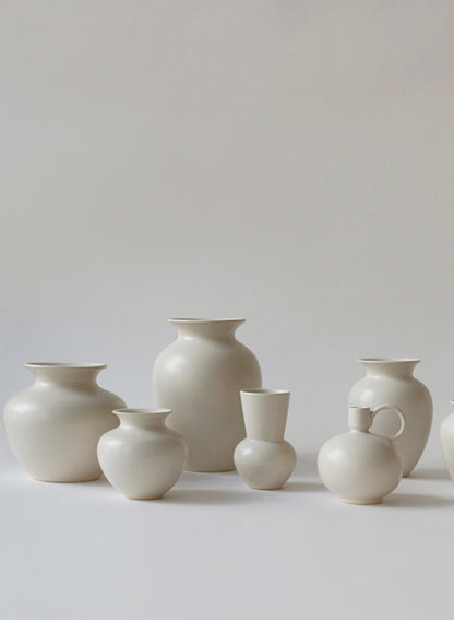 Bougeoir en forme de gourde en céramique NR, brouillard