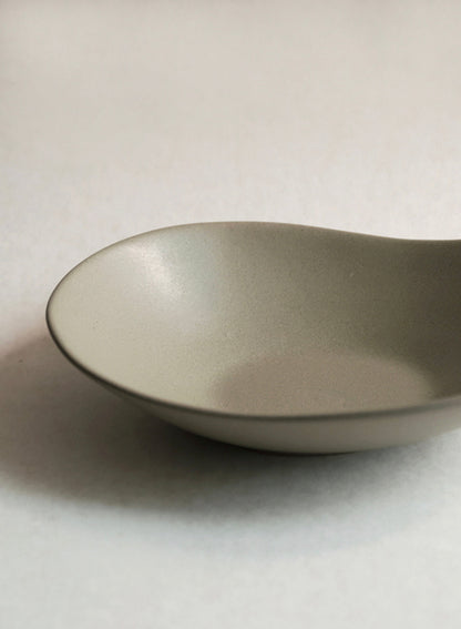 Bol ovale NR Ceramics, vert forêt