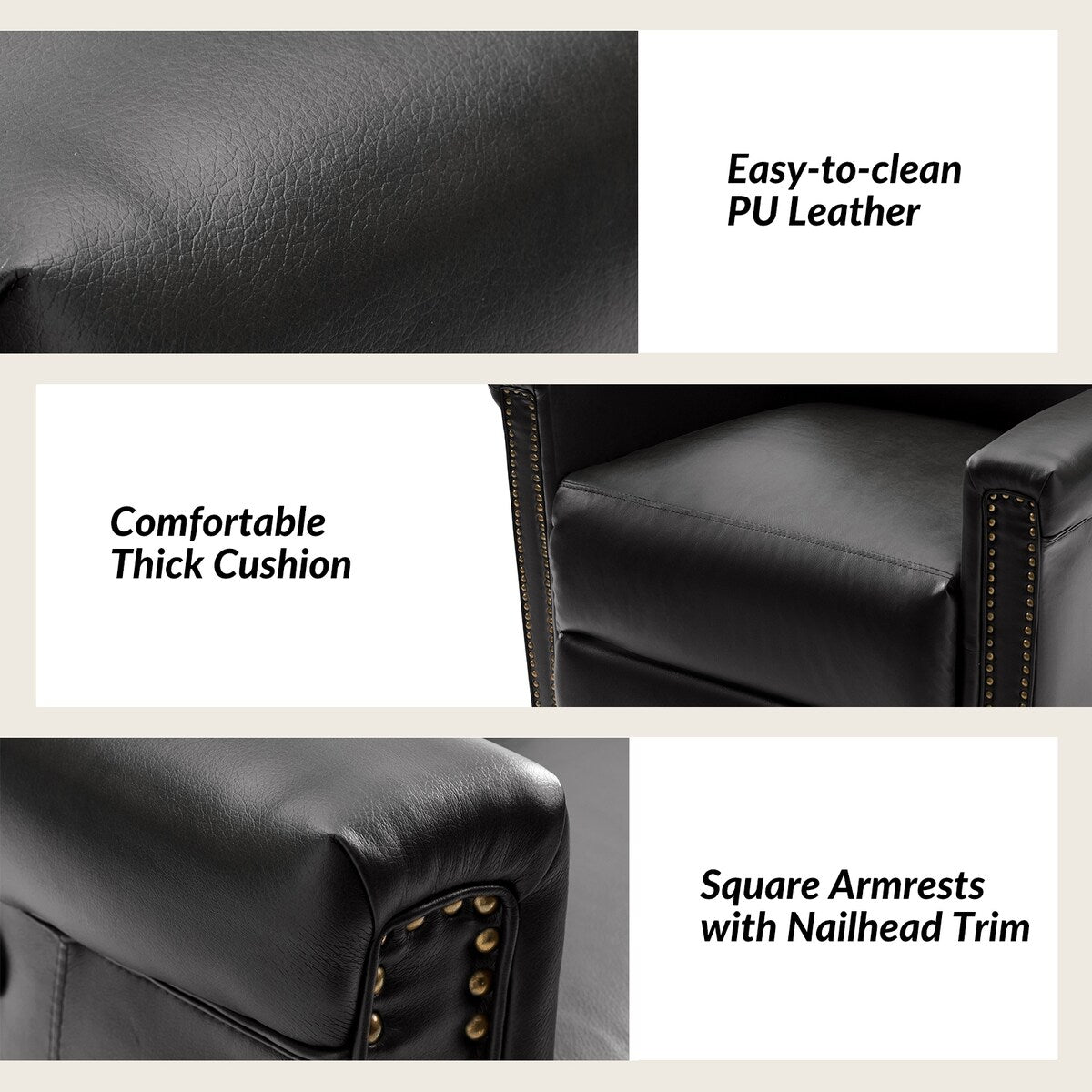 Ensemble de 2 fauteuils inclinables électriques pivotants et basculants Tobias de HULALA HOME