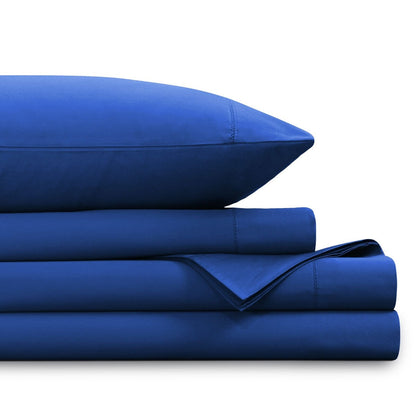 Jeu de draps en coton égyptien 1000 fils avec poches extra-profondes de Tribeca Living