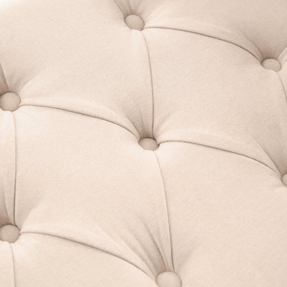 Banc de rangement capitonné, banc avec accoudoirs, banc d'entrée avec couvercle rabattable, 50,4 pouces.