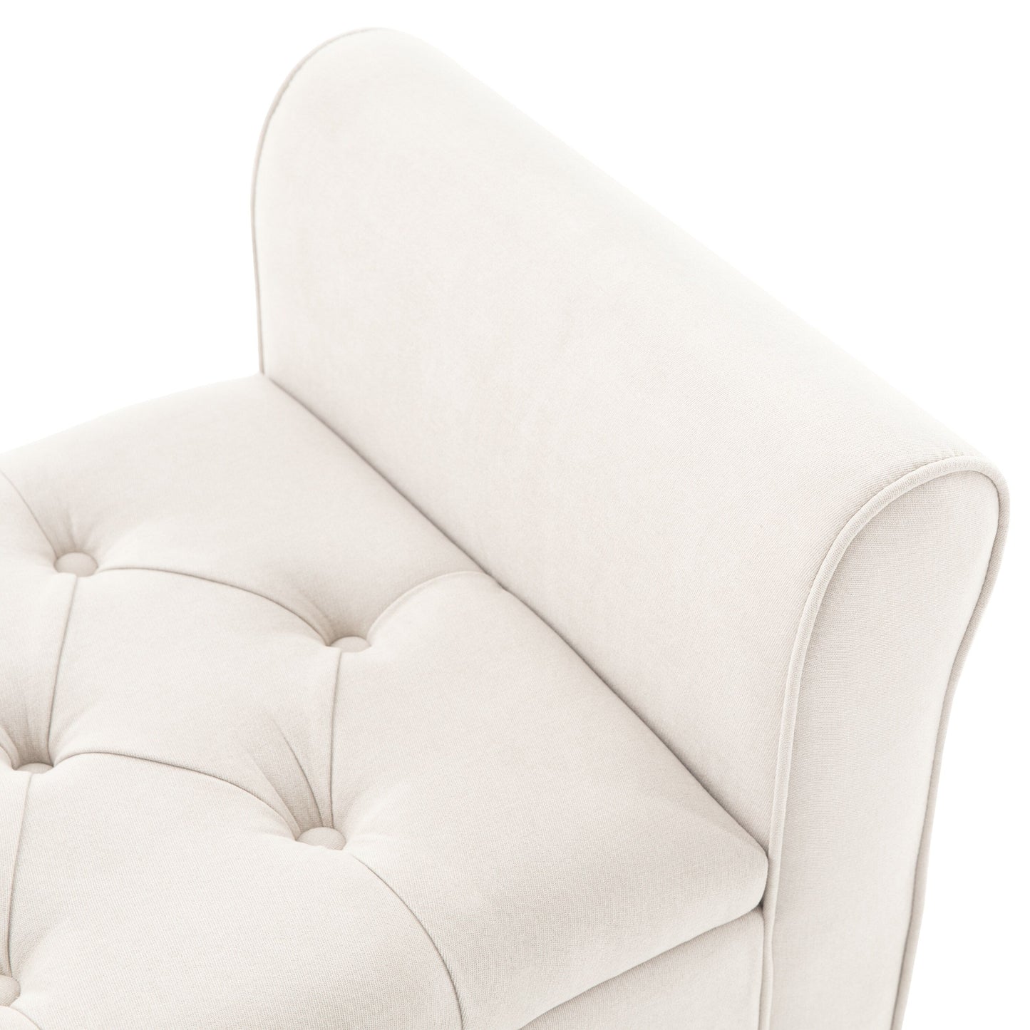 Banc de rangement capitonné, banc avec accoudoirs, banc d'entrée avec couvercle rabattable, 50,4 pouces.